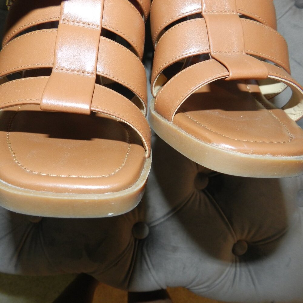 Michael Kors Jagger Leather Slip On Sandals Size 6 1/2 - Picture 11 of 11